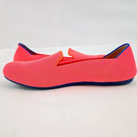 *RARE* Rothy’s Flats Hot Pink Flamingo Round Toe Girls Size K4 - Picture 4 of 10